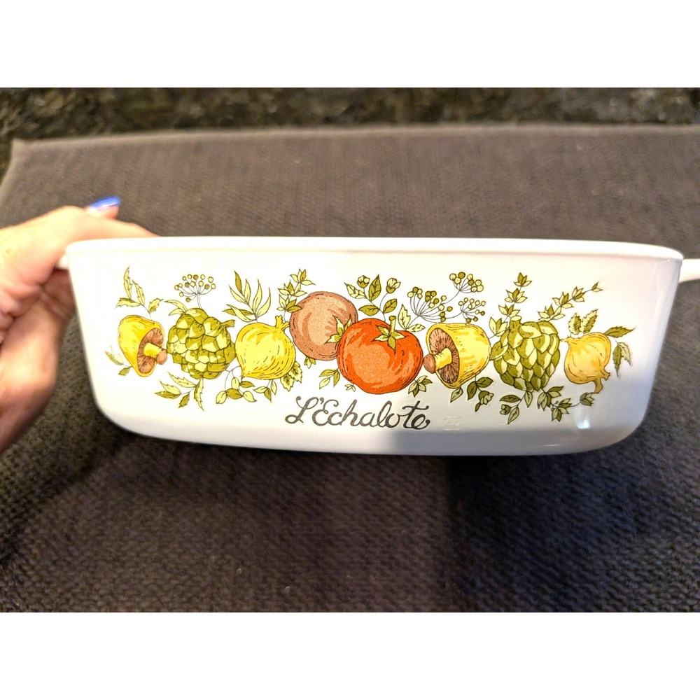 Vintage Corning Ware Spice O' Life 1 Qt Casserole Dish A-1-B